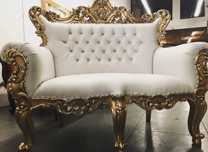 Luxury Gold Trim Sofa